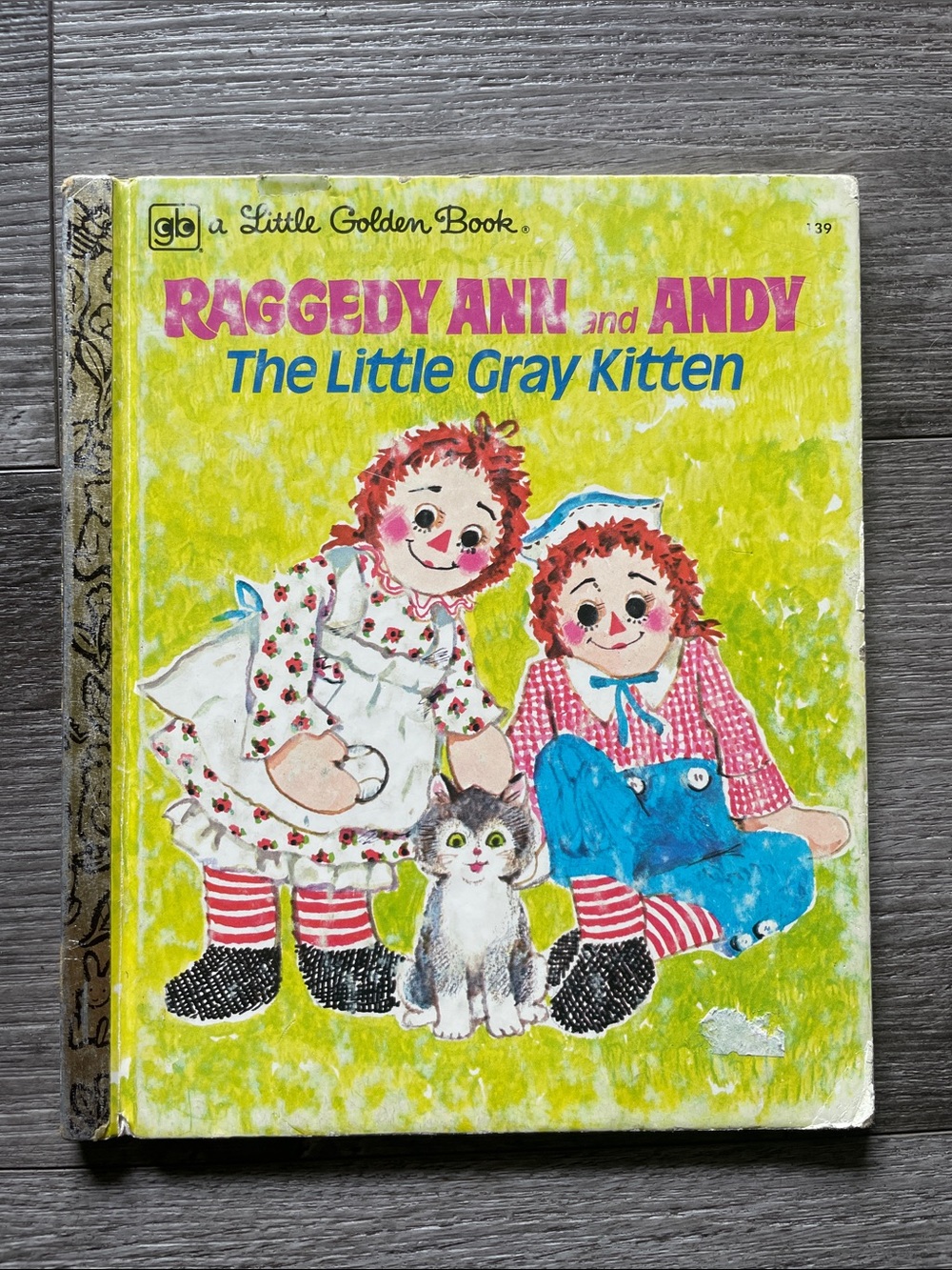 Little Golden Book - Raggedy Ann and Andy: The Little Gray Kitten